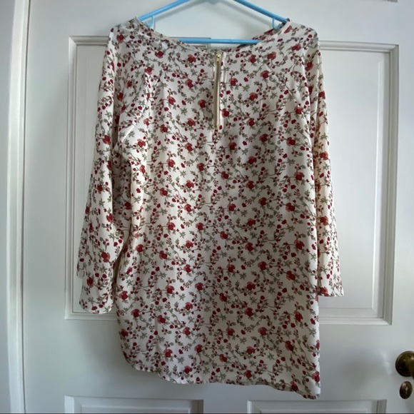 Papermoon Stitch Fix Cream Floral Blouse - Picture 6 of 10